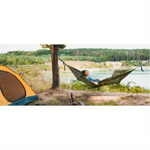 Ultralight 2-In-1 Camping Hammock with Mosquito Net, 1.6lbs