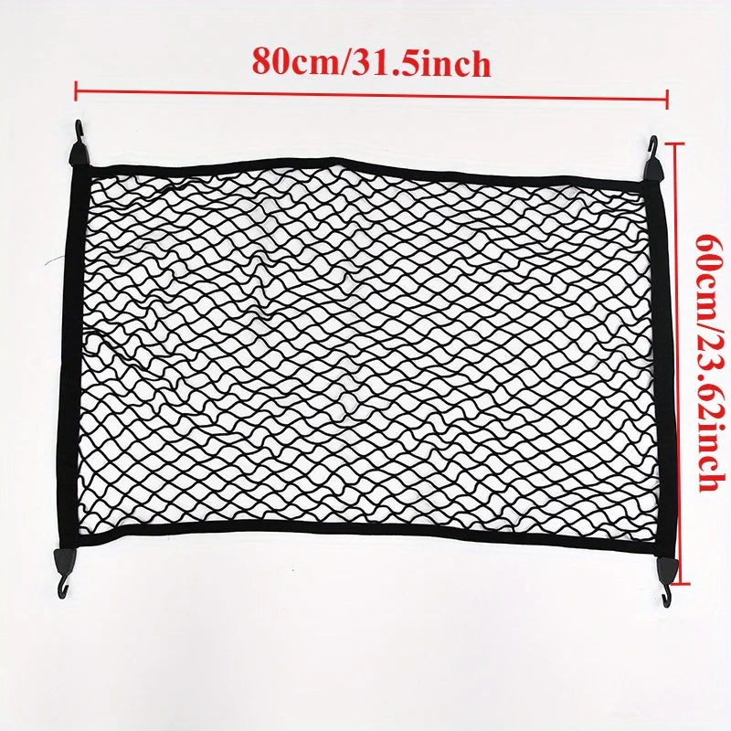Multi-functional Elastic Cargo Net for Truck Trunk - High Strength, Flexible
