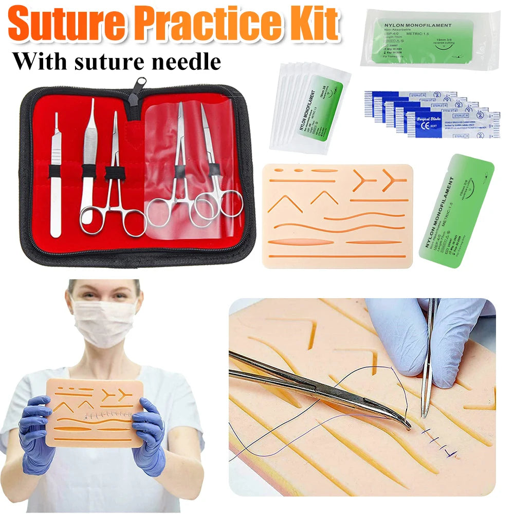 Suture Practice Kit for Medical Students - 1-4 Set Surgical Training Tools