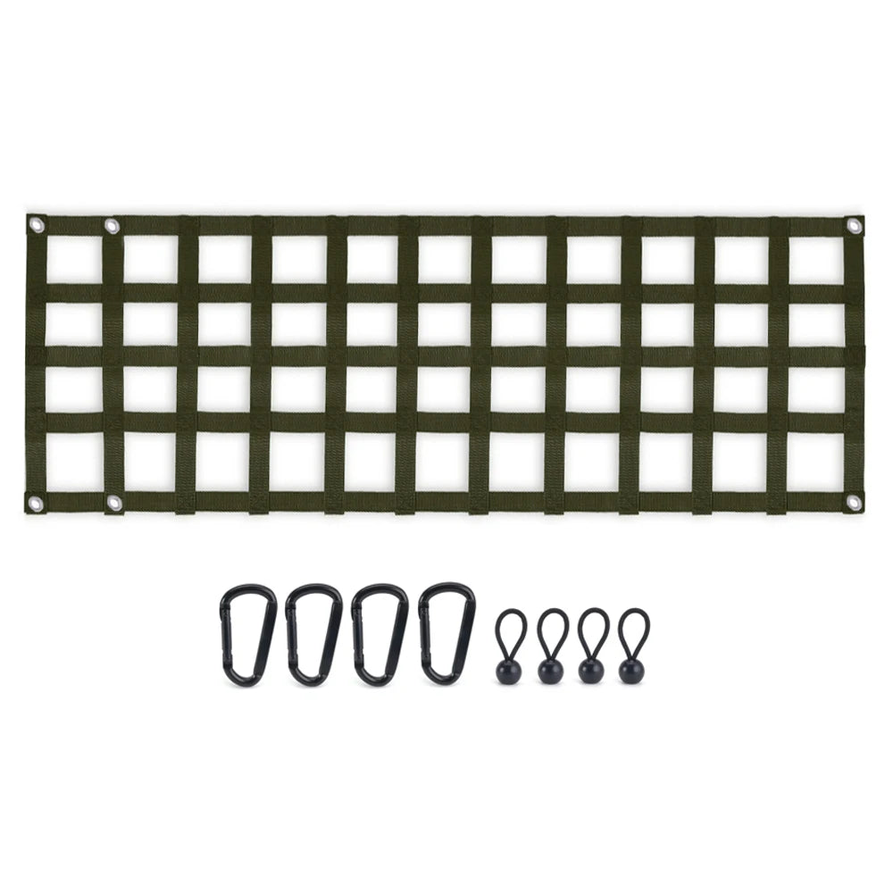 Heavy Duty Tailgate Cargo Net 60"x18" for Truck, SUV, Van, Motorcycle