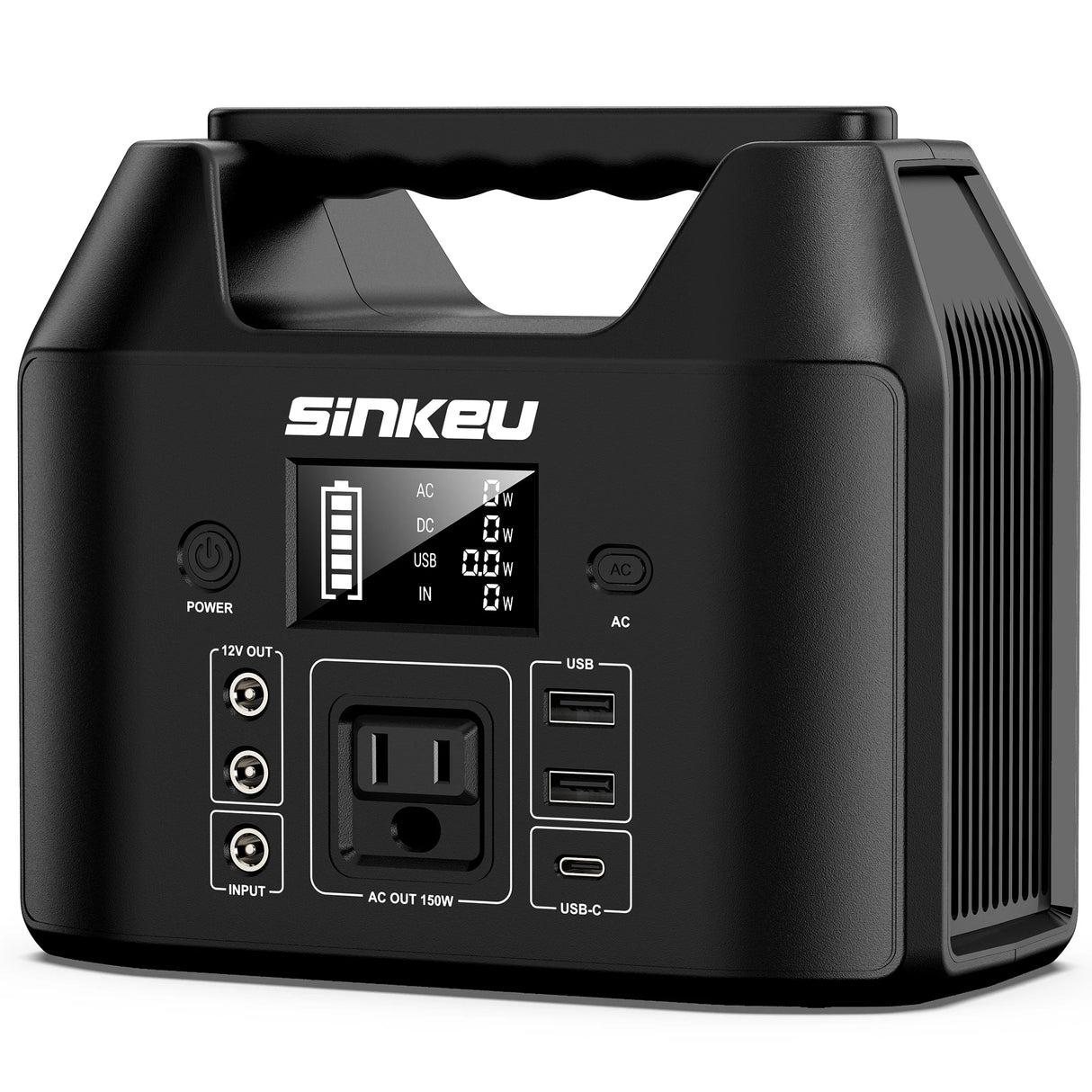 Portable Power Station 300W Solar Generator Power Bank for Camping RV CPAP