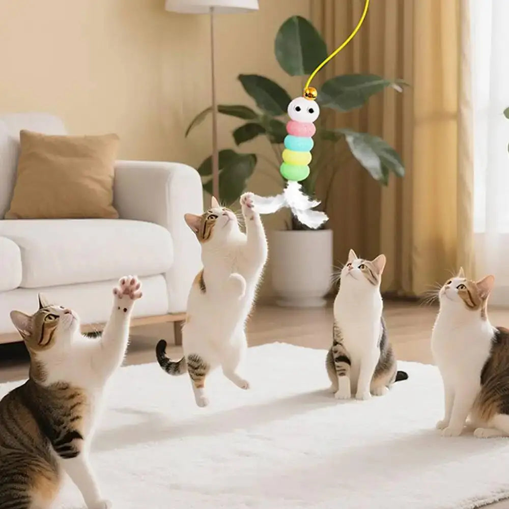 Interactive Electric Cat Teasing Stick Toy for Playtime and Fun