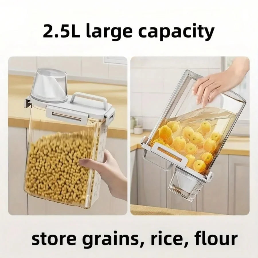 Moisture-Proof 2.5L Sealed Storage Container for Food Storage