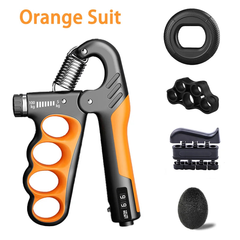 Adjustable Grip Strengthener 5-60kg for Muscle Recovery & Fitness Training