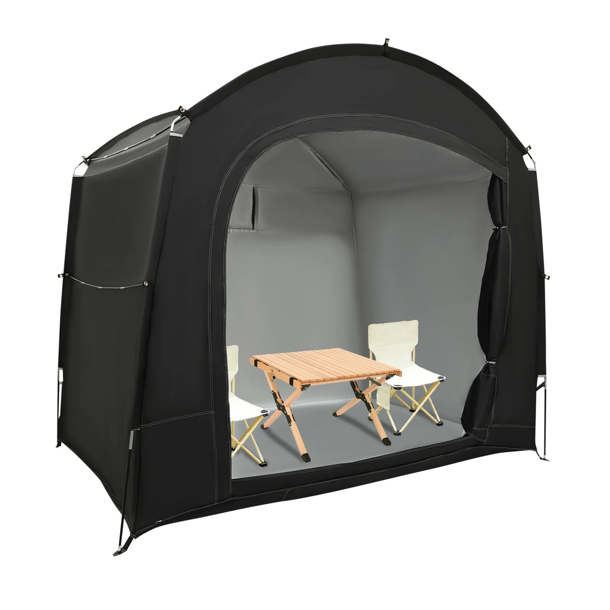 Portable Waterproof Bike Storage Shed for 1-4 Bikes, 220x150x185cm