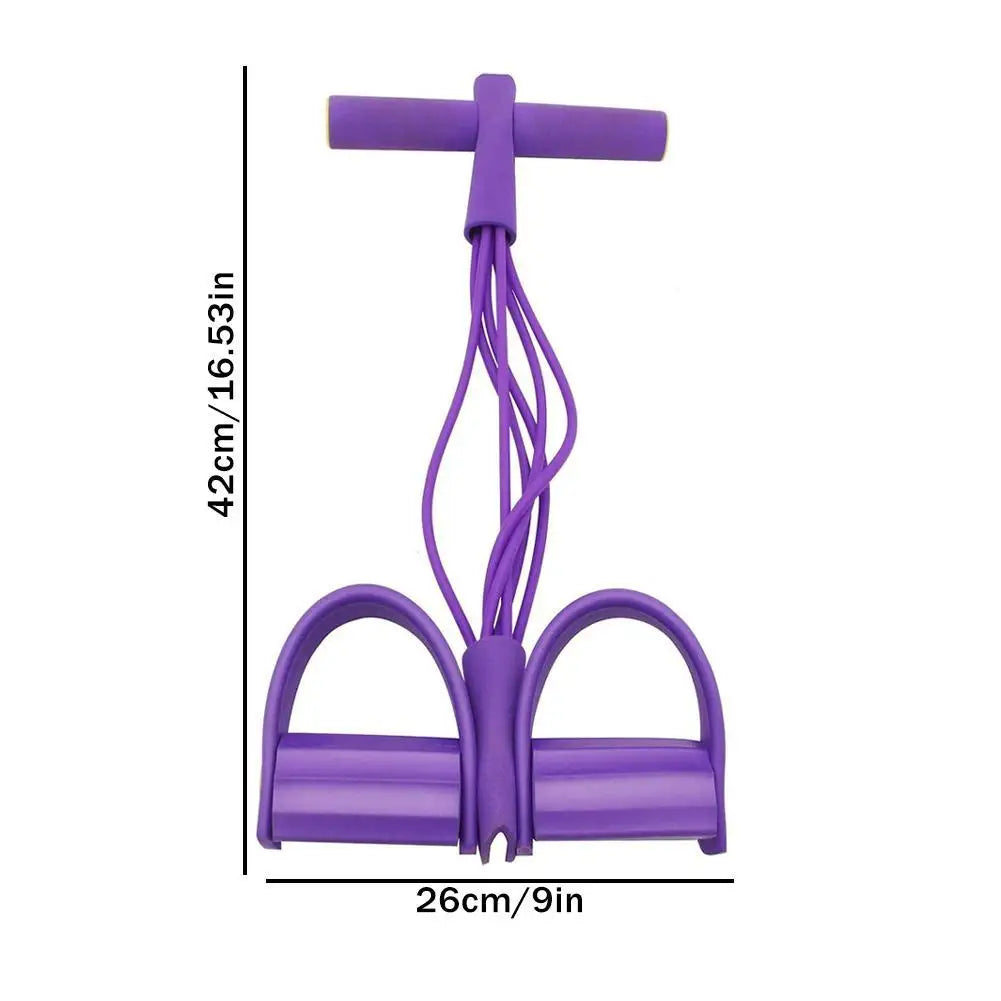 6-Tube Resistance Bands Set for Fitness, Yoga, Gym Exercises
