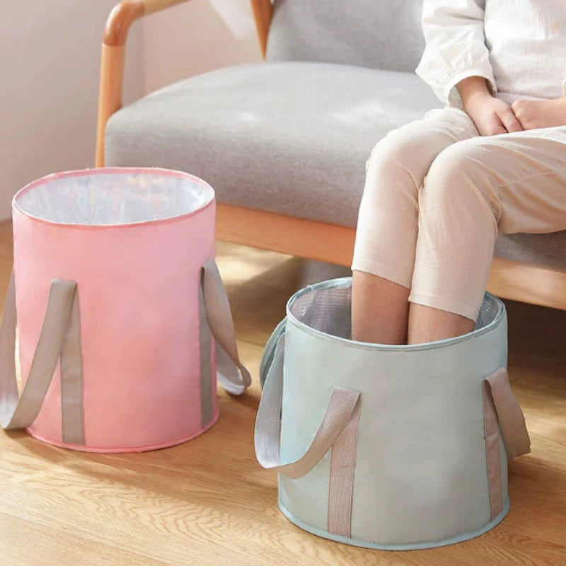 Foldable Portable Foot Soak Bath Tub with Heat Preservation