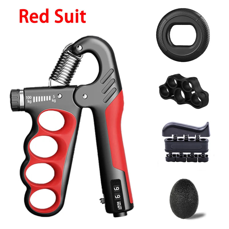 Adjustable Grip Strengthener 5-60kg for Muscle Recovery & Fitness Training