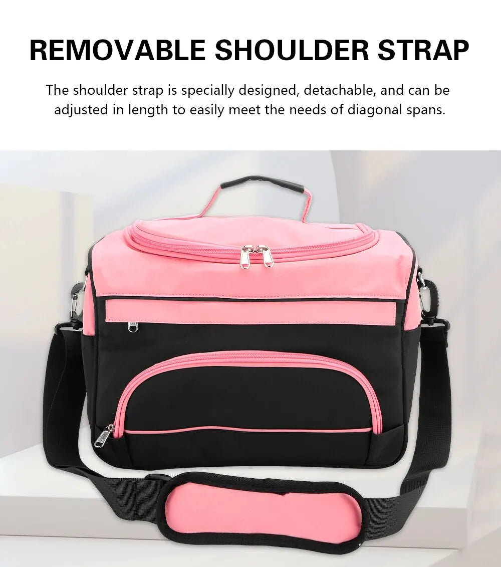 Portable Makeup Bag Waterproof Storage Case for Travel & Salon Use