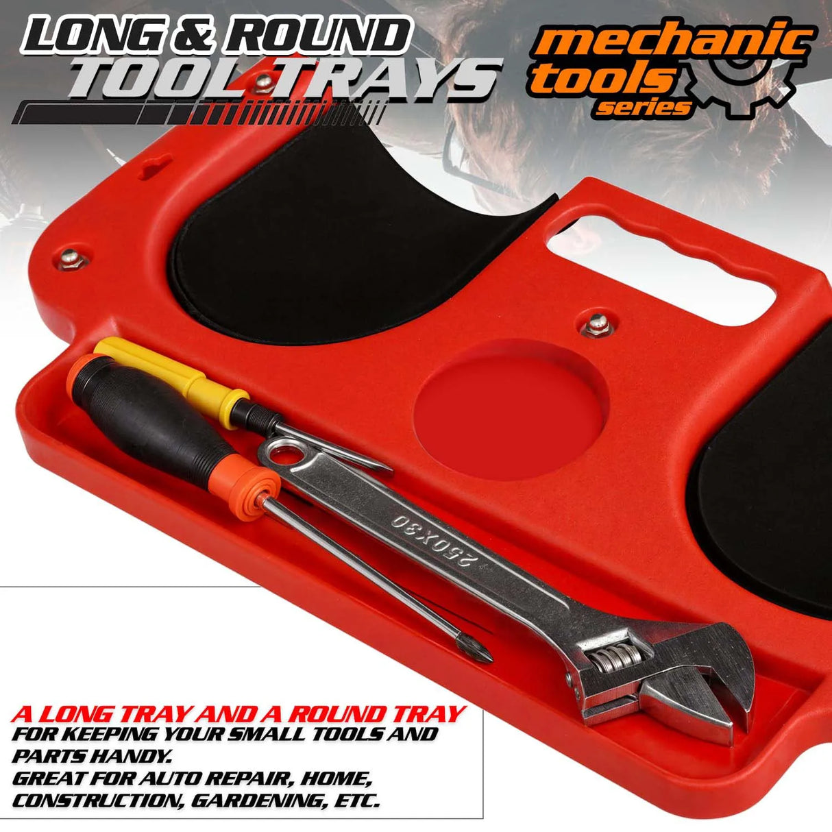 Rolling Knee Creeper Pad with 5 Swivel Casters, 200 LB Capacity