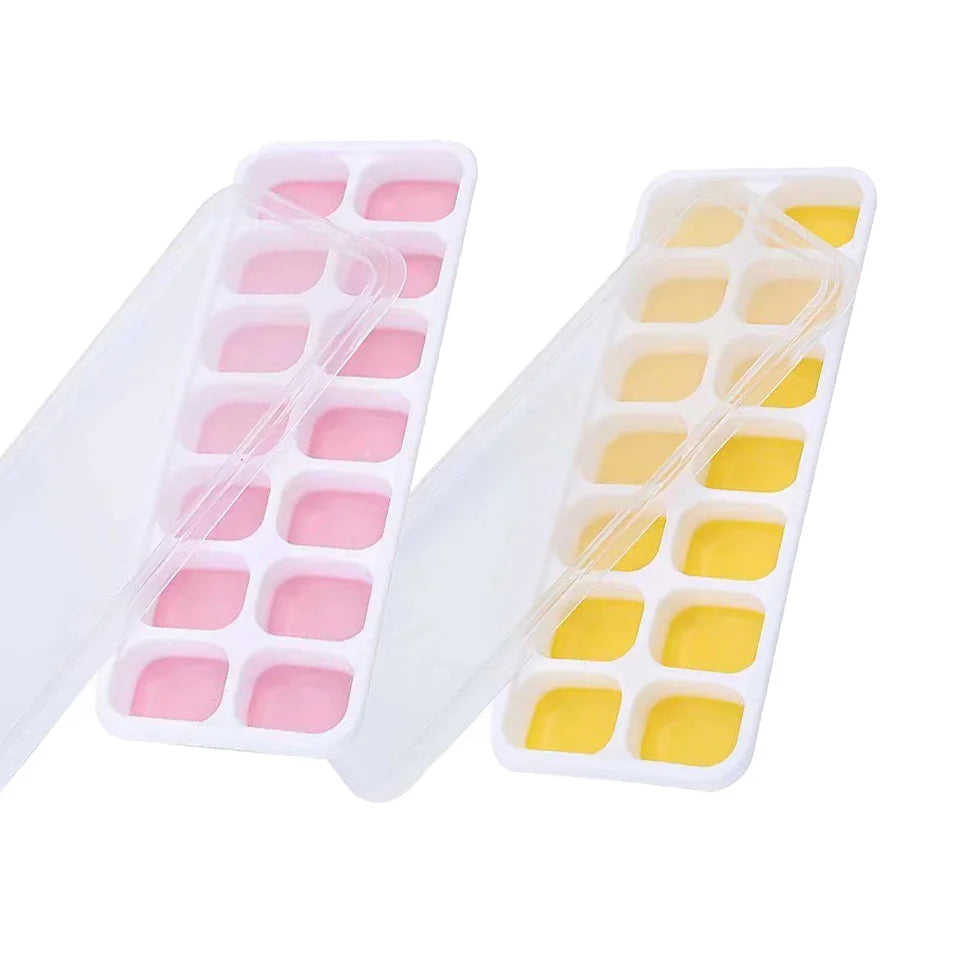 Silicone C Mold with Lid - 2/4pcs C 14 Cube Set