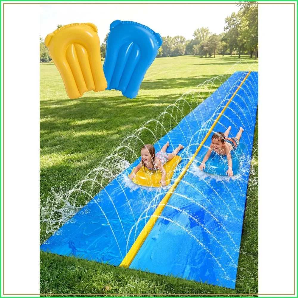 Extra Long Heavy Duty Outdoor Water Slide for Summer Fun - 26 Feet