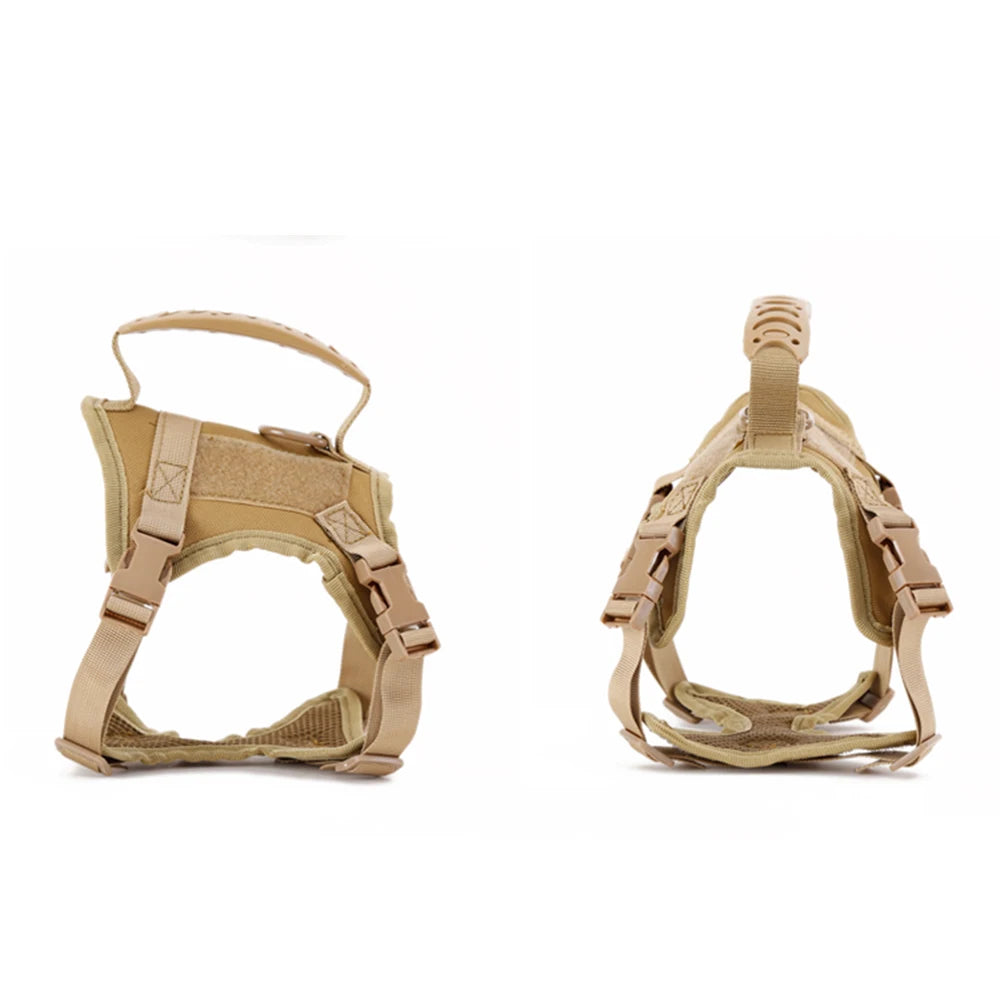 Tactical Cat Harness Adjustable Escape Proof Soft Mesh Vest for Walking