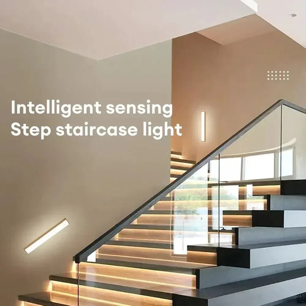 LED Strip Light Motion Sensor Dimmable Rechargeable Night Lighting Bar