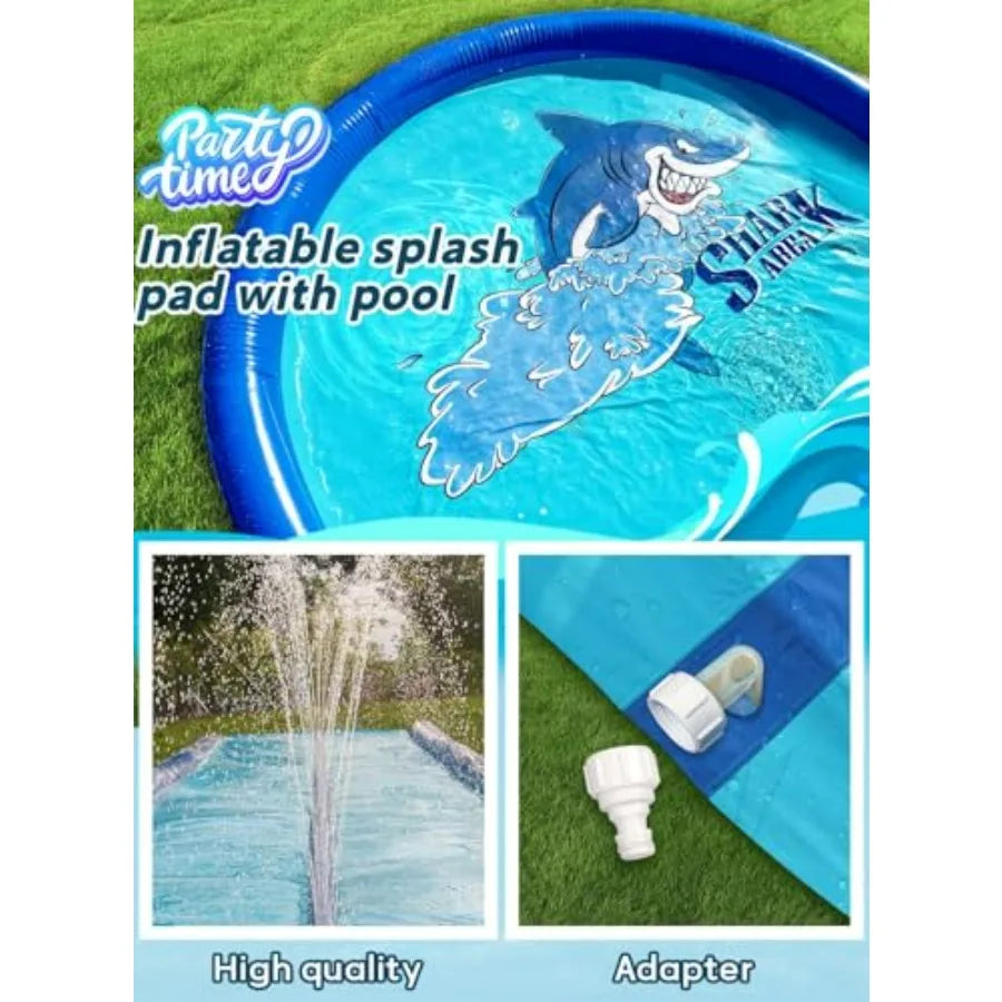 Extra-Large Backyard Slip and Water Slide for Kids and Adults