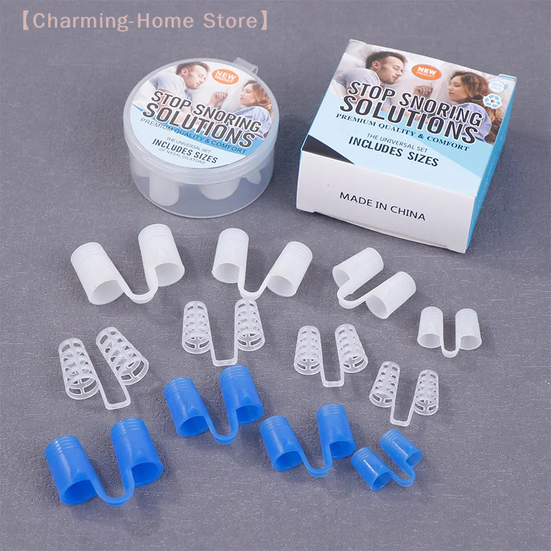 Silicone Nasal Dilators for Snoring Relief, 4/8 Pieces Set