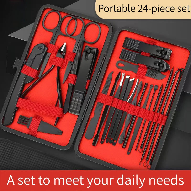 Nail Clipper Set - 5 Beauty Tools for Manicure & Pedicure Care