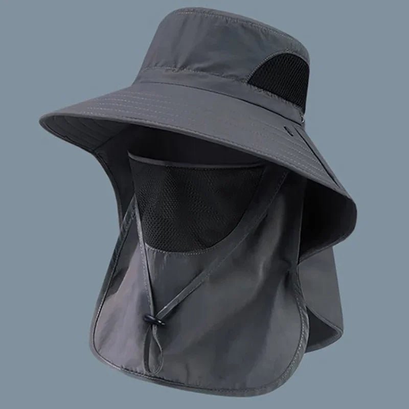 UV Protection Bucket Hat with Neck Flap for Men & Women - Outdoor Fishing & Hiking