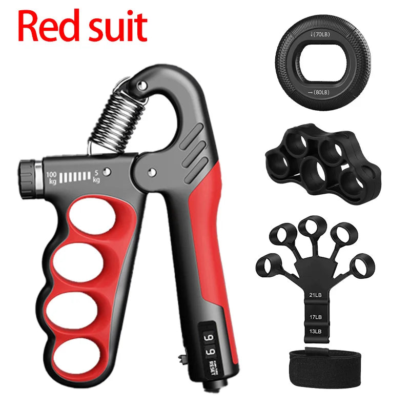 Adjustable Grip Strengthener 5-60kg for Muscle Recovery & Fitness Training