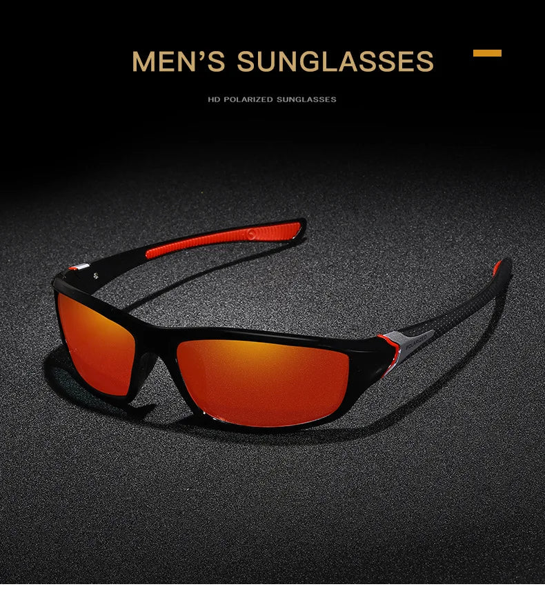 Polarized Sports Sunglasses for Cycling, Fishing, Running - Unisex Eyewear