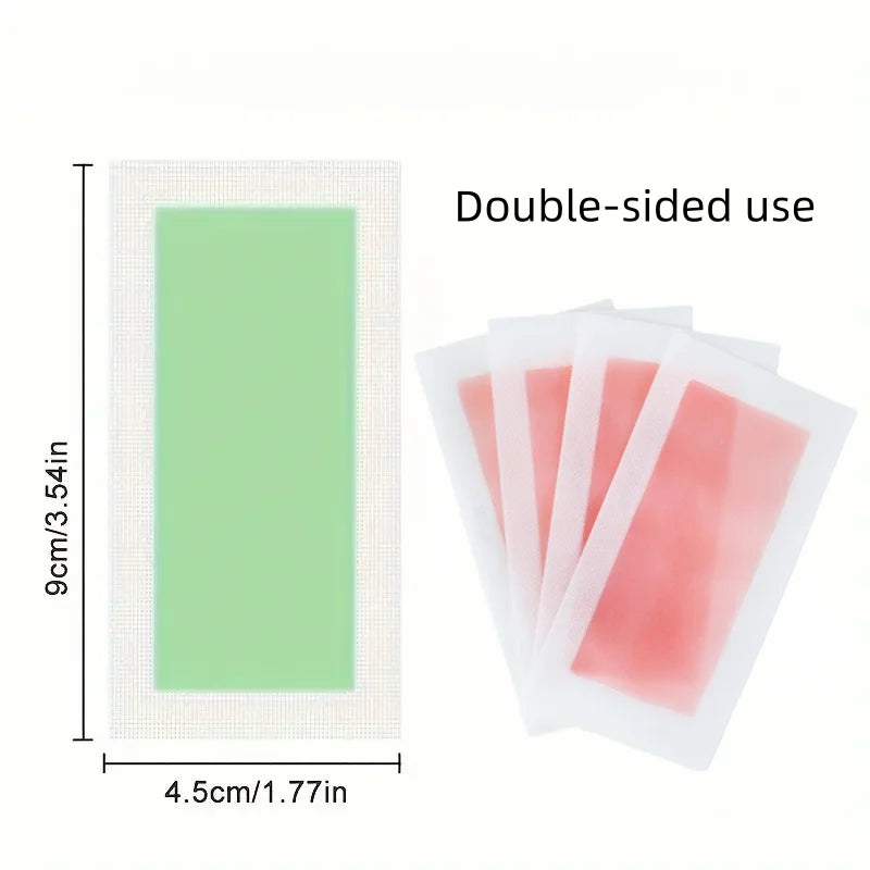 Depilatory Wax Strips 100 Pcs Hair Removal Paper for Face Body Beauty Tools