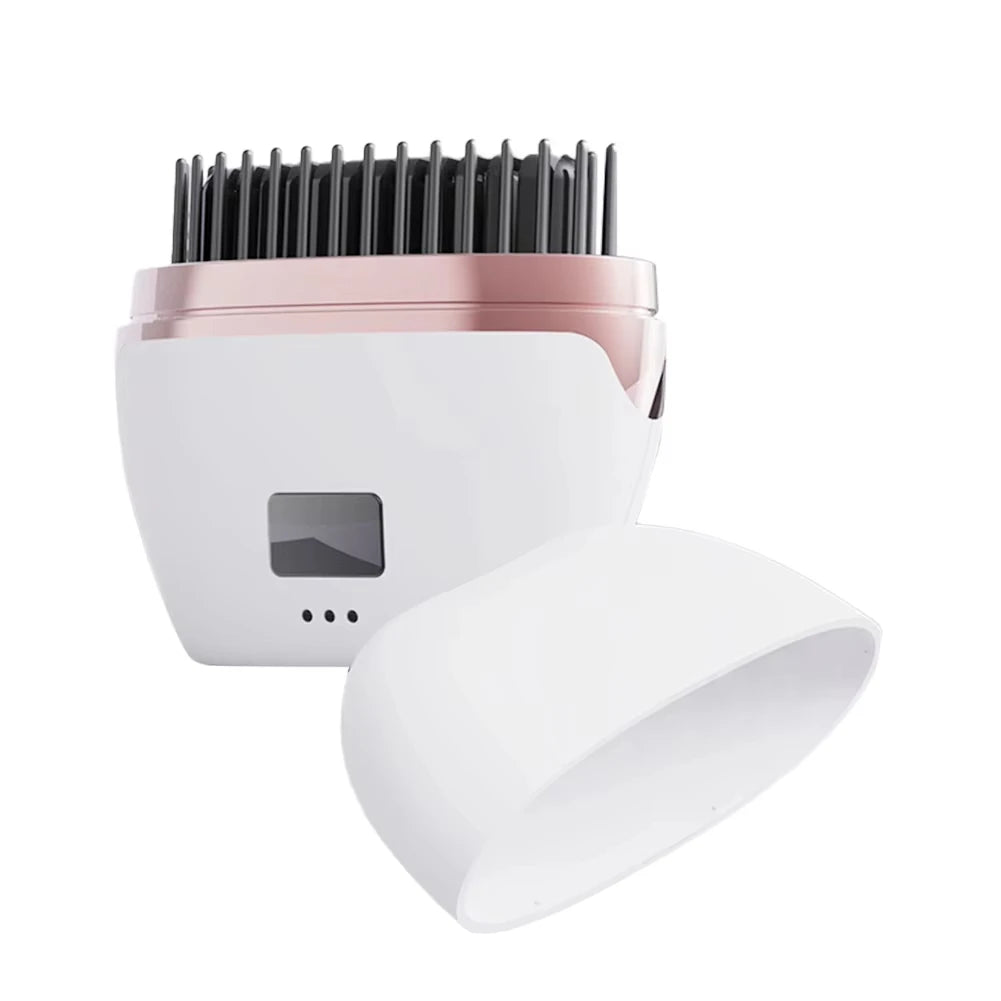 Wireless Mini Hair Straightener Brush, Rechargeable for Travel Gift