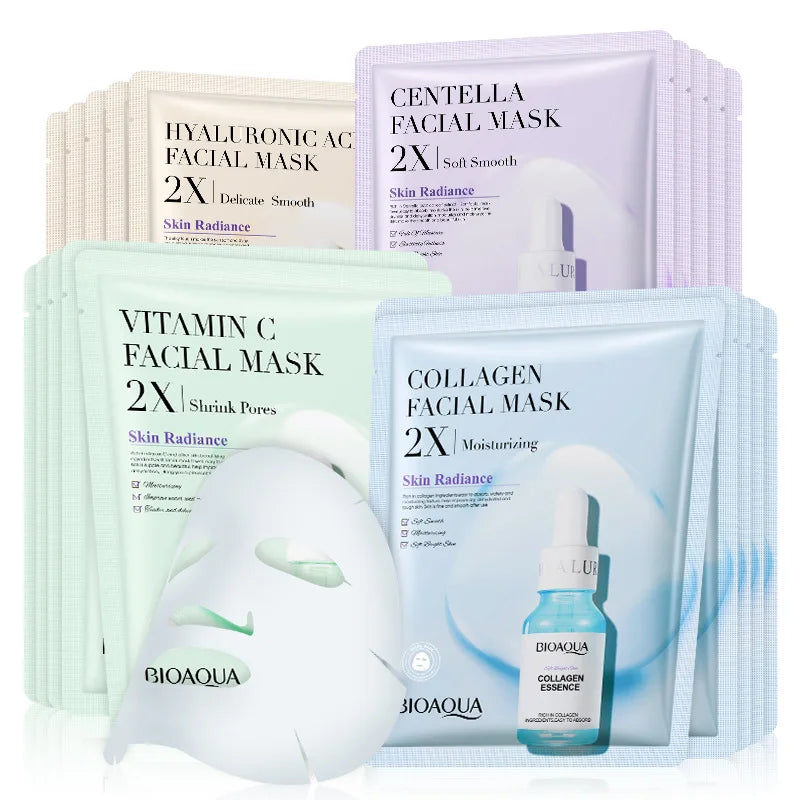 Centella Collagen Face Mask 20pcs Hydrating Skin Care Sheet Masks