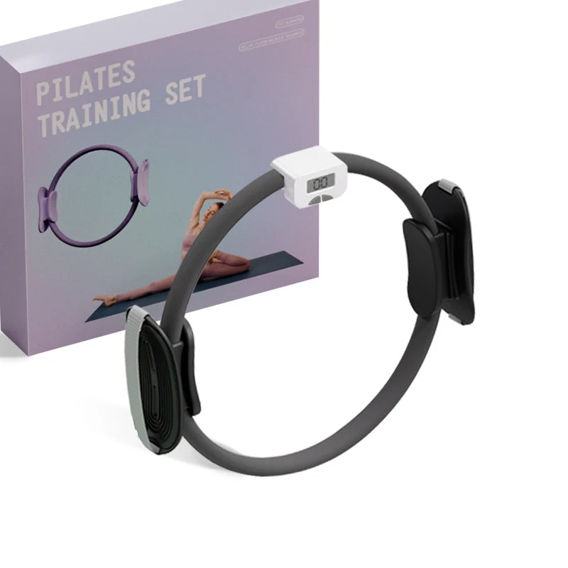 Pilates Ring Fitness Circle - Lightweight Foam Padded Handles, Toning