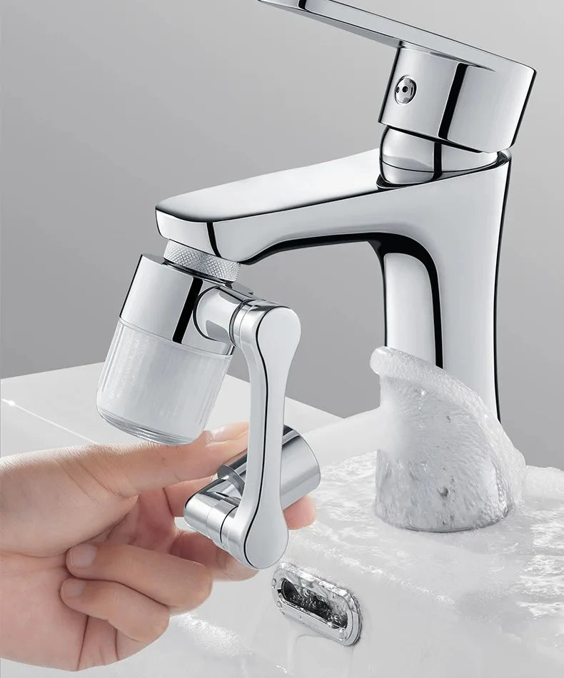 Metal Faucet Extender with Filter and 2 Modes, Swivel Sprayer Head