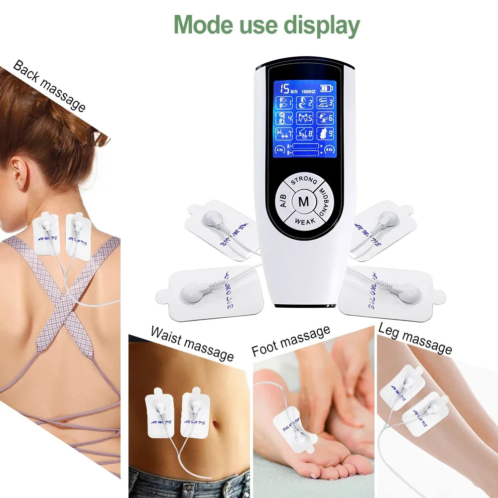 TENS Massager EMS Muscle Stimulator for Pain Relief Whole Body Massage