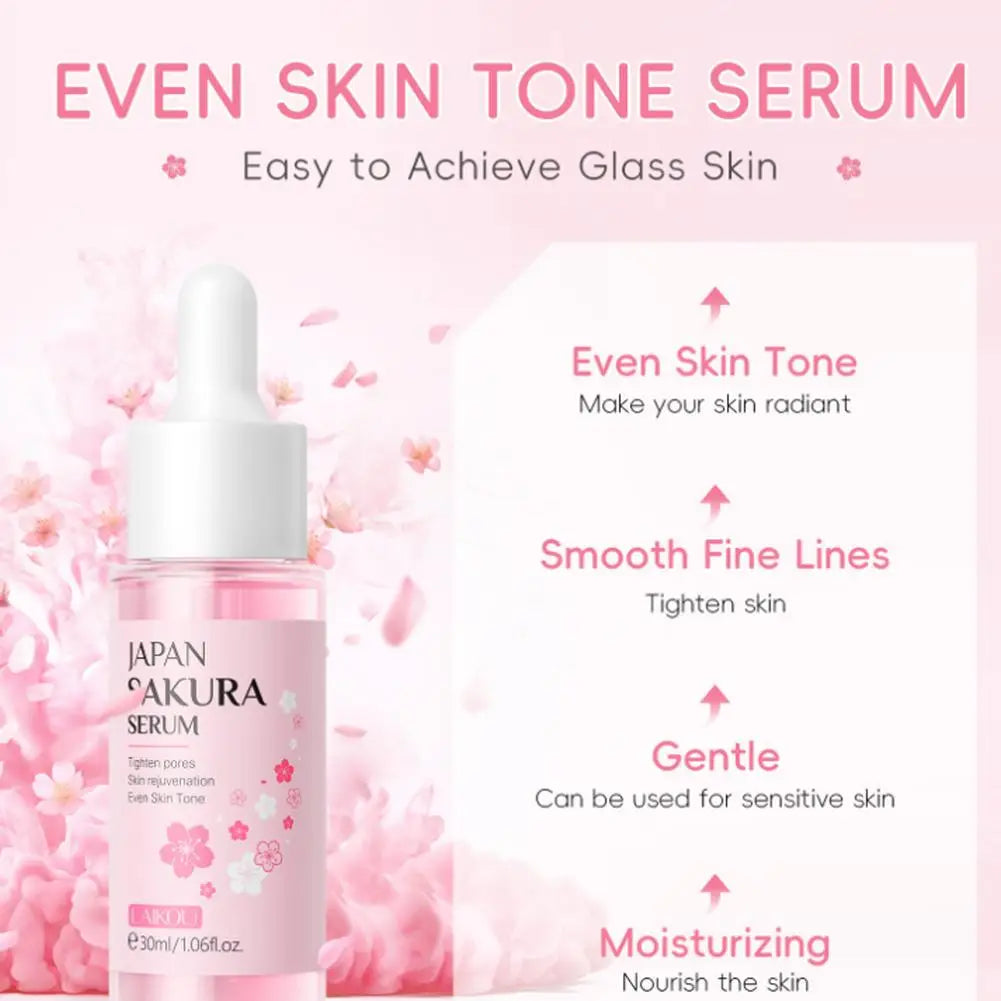 Sakura Face Fluid Essence Serum - Moisturizing Hyaluronic Acid 30ml