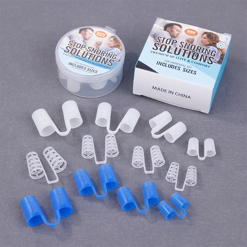 Silicone Nasal Dilators for Snoring Relief, 4/8 Pieces Set