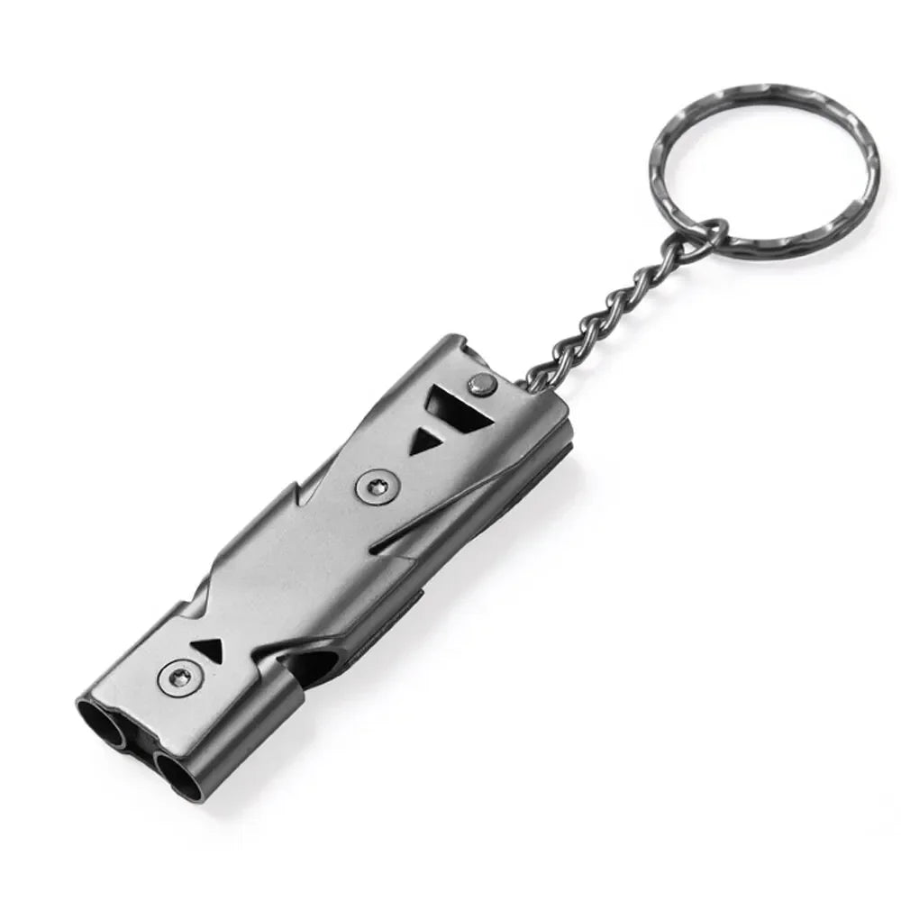 Survival Whistle High Decibel Emergency Keychain Pendant Outdoor Tool