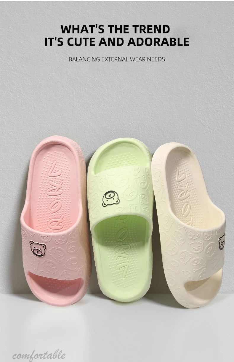 EVA Slippers for Women | Cute Cartoon Design | Indoor Comfort | Slip-On