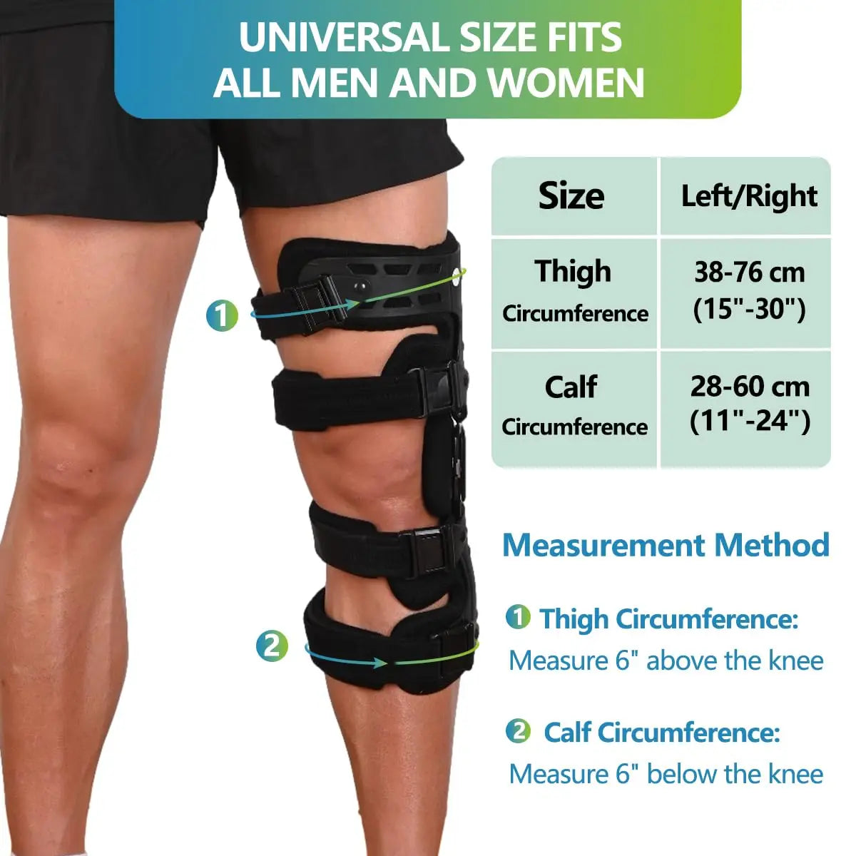 NEENCA Adjustable Knee Support Brace for Stability & Comfort - Unisex