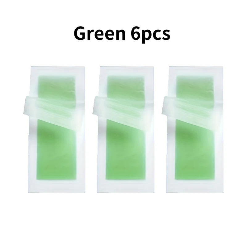 Professional Wax Tapes for Hair Removal, 6 Sticks, Body & Face Use