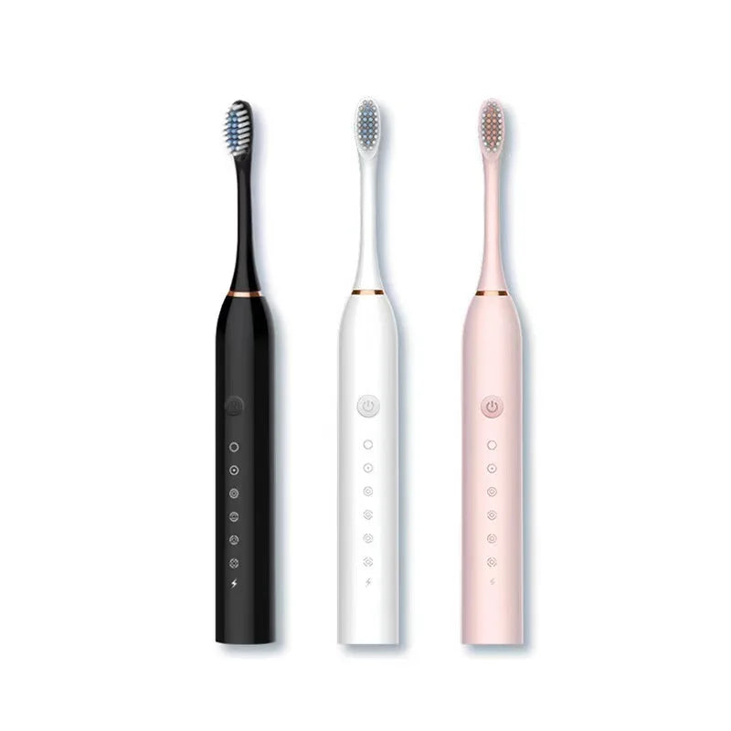 Sonic Electric Toothbrush IPX7 Waterproof USB Rechargeable 6 Modes