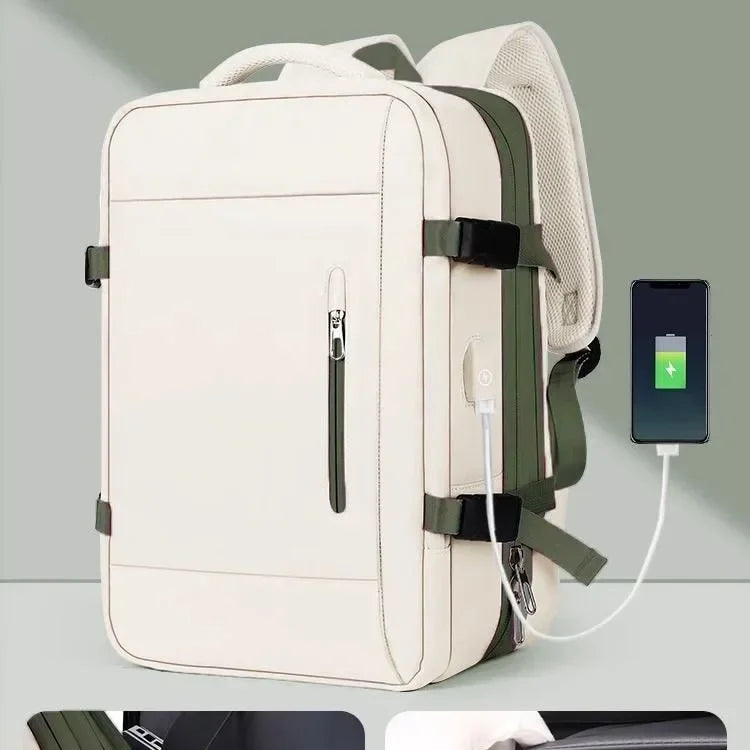 Expandable Travel Backpack for Business and Outdoor Use