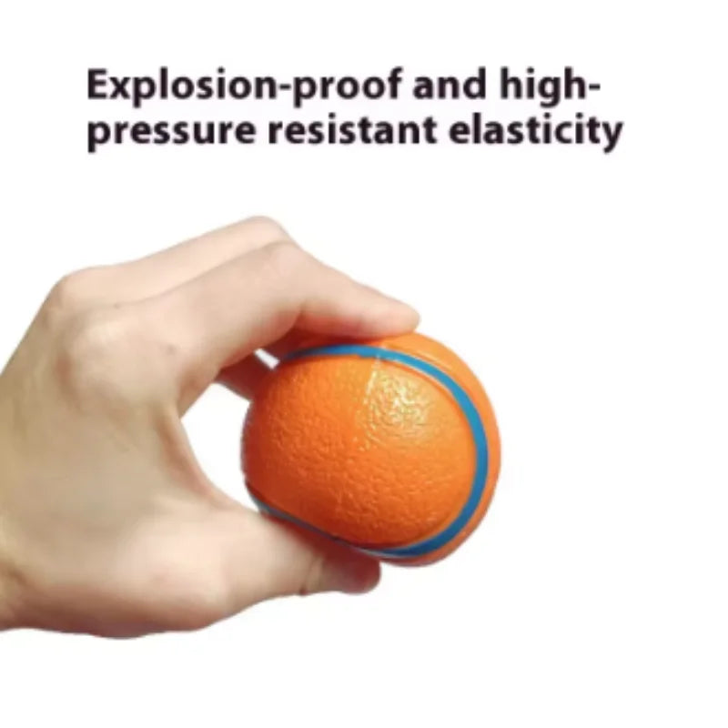 Tough Dog Toy Ball Chew Proof Elastic Fetch Ball for All Dog Sizes