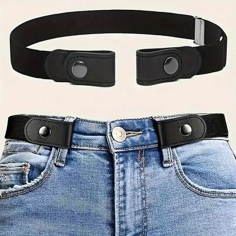 Invisible Elastic Belt for Women & Men - Traceless Design for Jeans & Pants