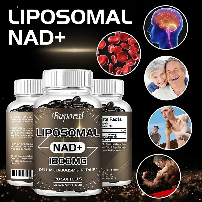 Liposomal NAD Supplement - Cellular Health Support & Stamina Boost