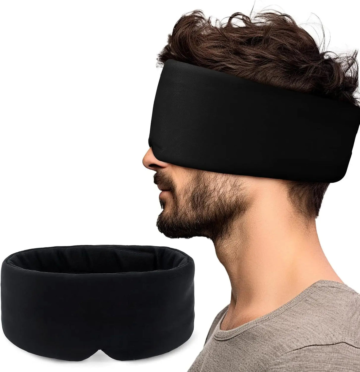 3D Contoured Travel Pillow Soft Adjustable Eye Mask Travel Accessories