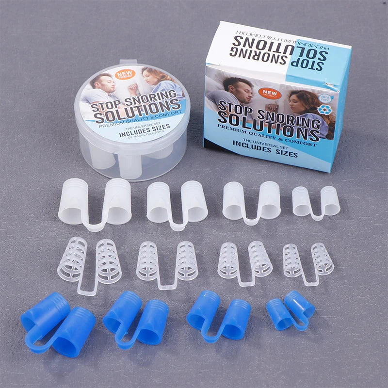 Silicone Nasal Dilators for Snoring Relief, 4/8 Pieces Set