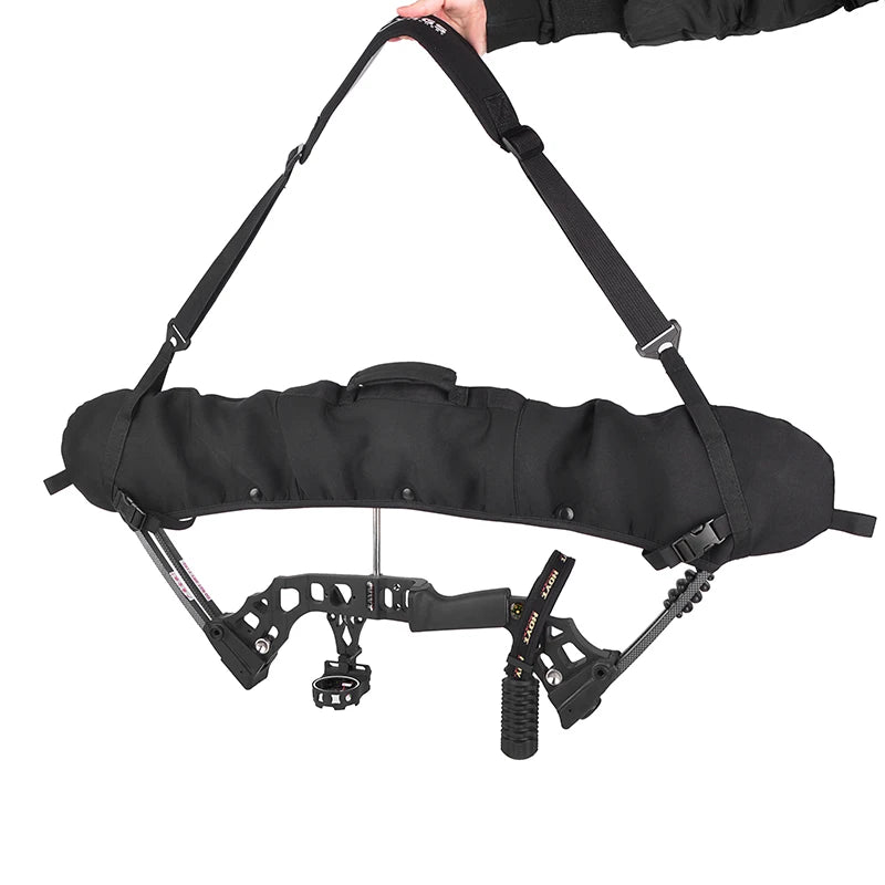 Archery Compound Bow Bag with Sling & Shoulder Strap for Shooting Accessories