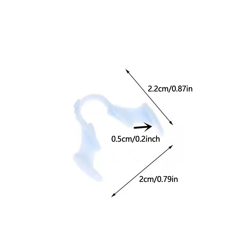 Anti-Snoring Nasal Dilator Silicone Nose Clip Sleep Aid Device