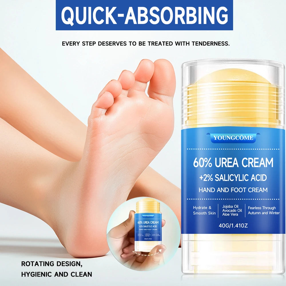 Urea Cream with Salicylic Acid & Hyaluronic Acid for Feet and Hands