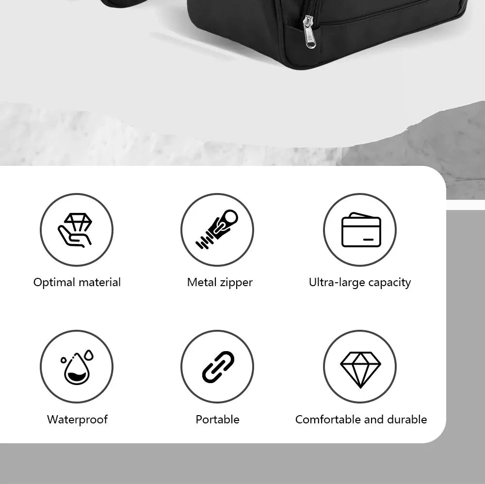 Portable Makeup Bag Waterproof Storage Case for Travel & Salon Use