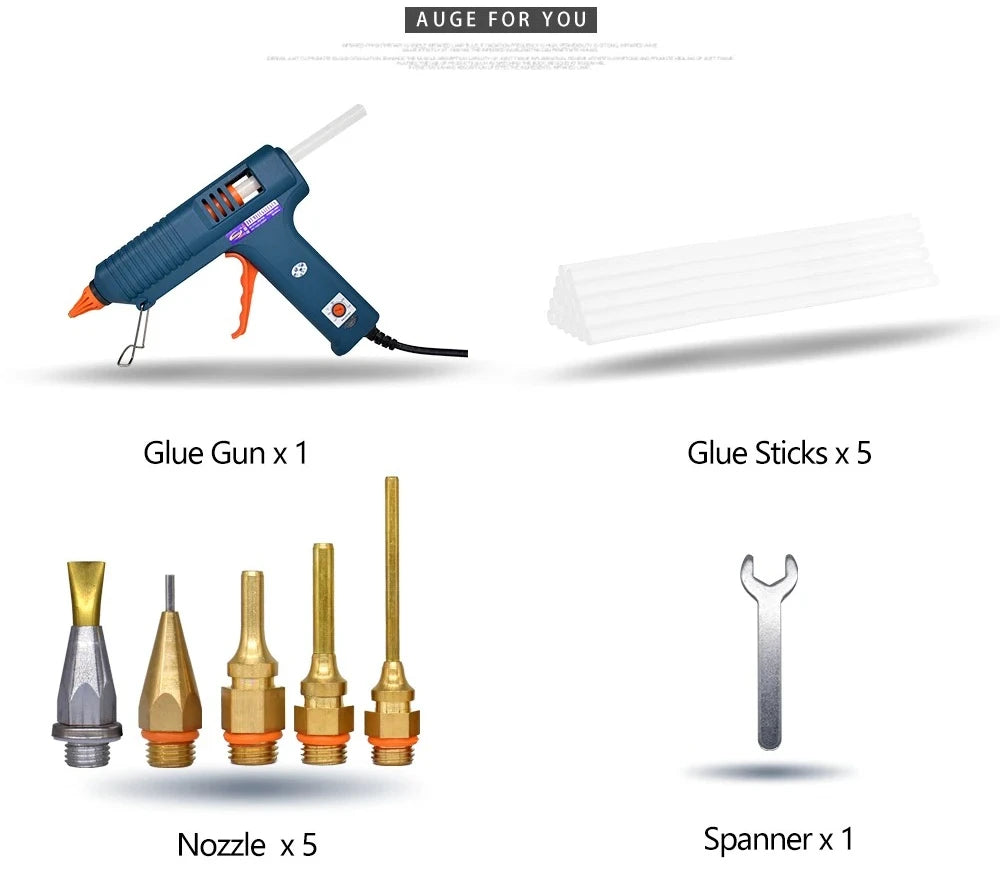 150W Hot Melt Glue Gun with Temperature Control for DIY Projects