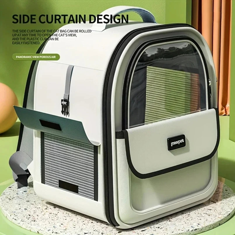 Transparent Cat Dog Carrier Backpack, Portable Space Capsule for Pets