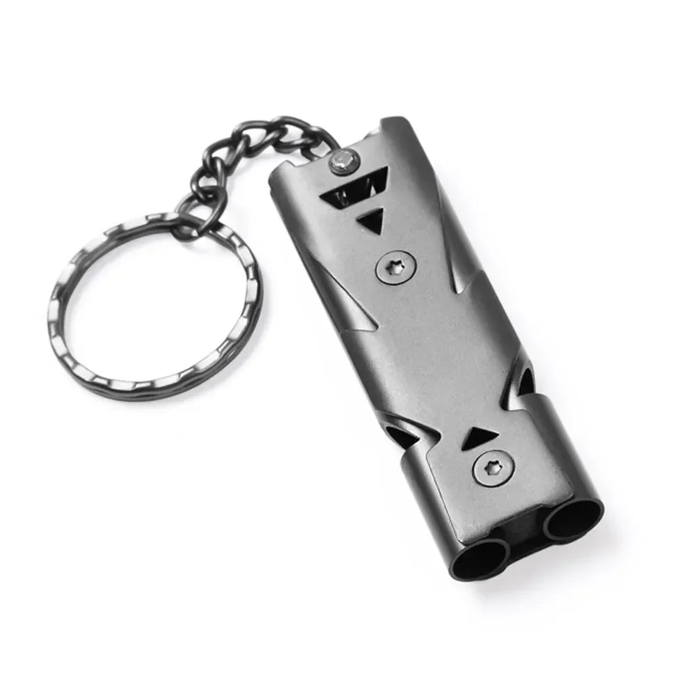 Survival Whistle High Decibel Emergency Keychain Pendant Outdoor Tool